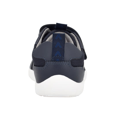 Levison Navy Trainer | Kids Barefoot Shoes | Back