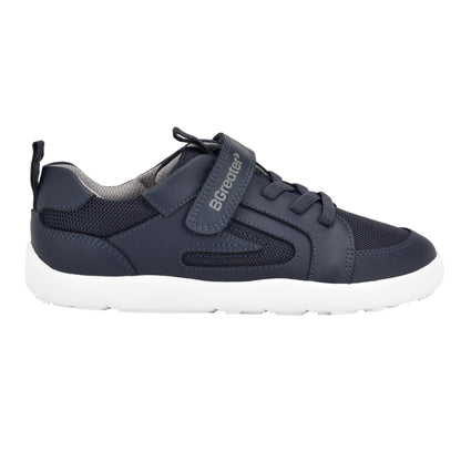 Levison Navy Trainer | Kids Barefoot Shoes | Outside