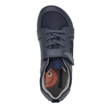 Levison Navy Trainer | Kids Barefoot Shoes | Top