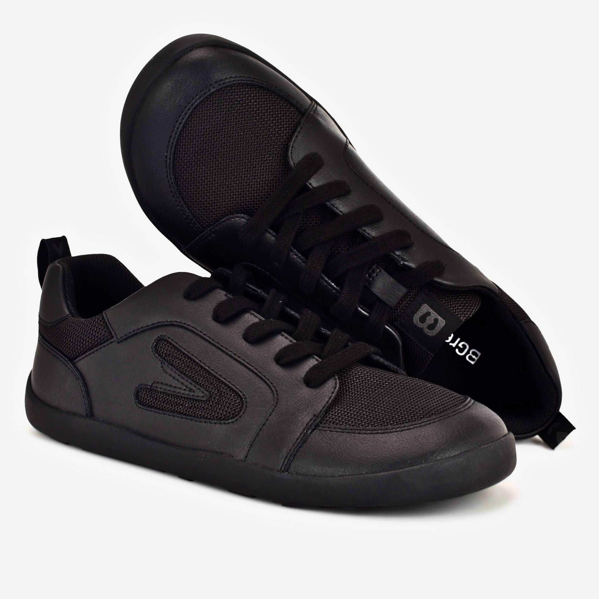 Ada Black Trainers Outside and top