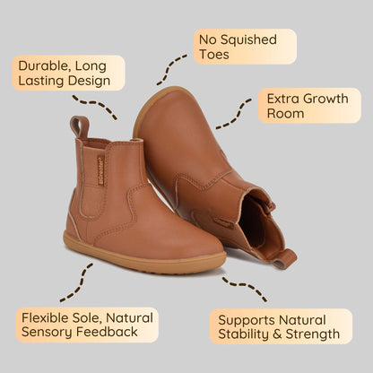 BGreater Anning All Tan Toddler Boot - Features