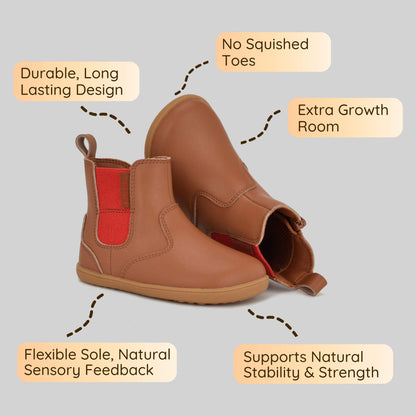 BGreater Anning Tan Toddler Boot - Features