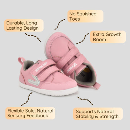 BGreater Edison Toddler Trainer - Pink Features