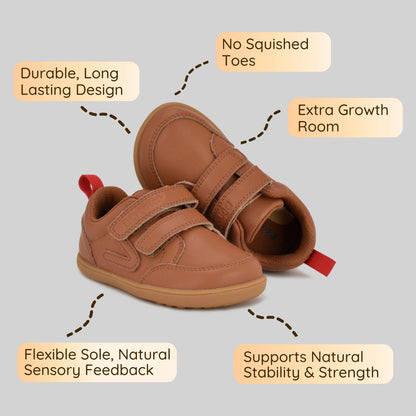 BGreater Edison Toddler Trainer Tan Colour - Features