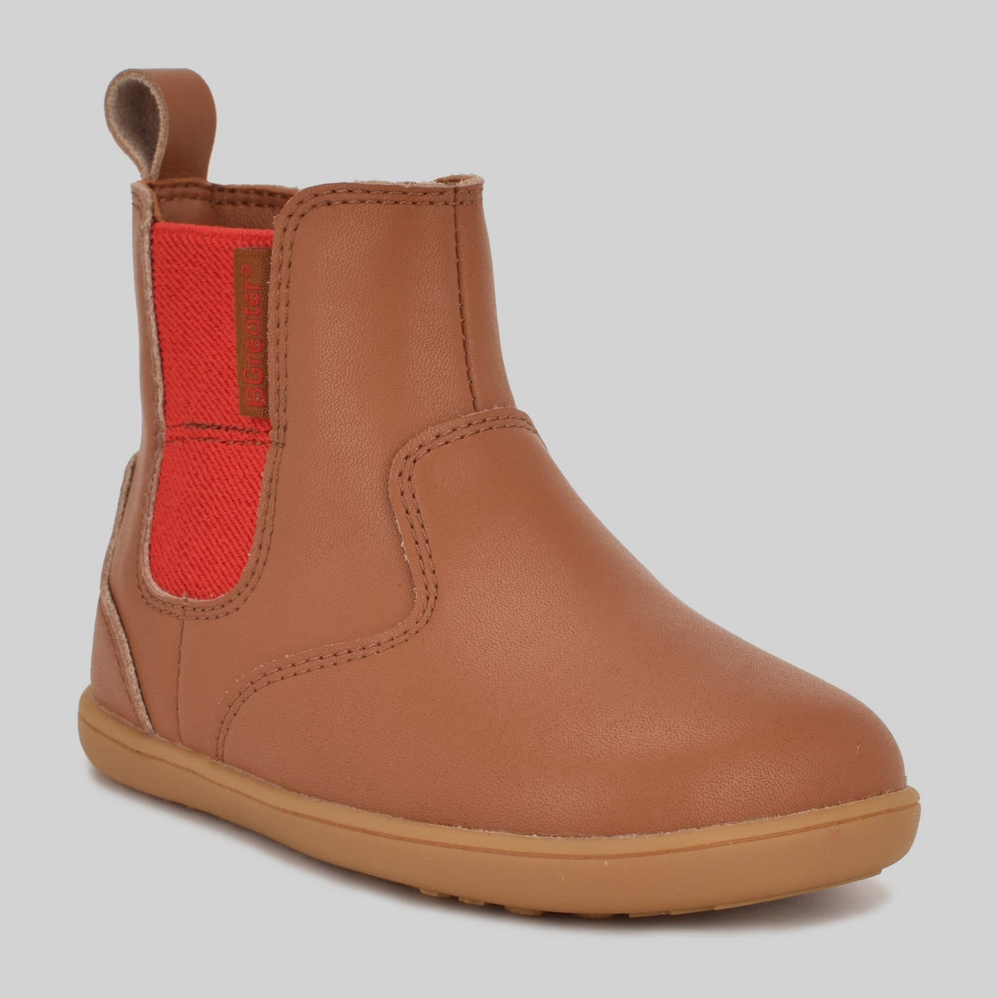 BGreater Anning Tan Toddler Boot-Front Angled