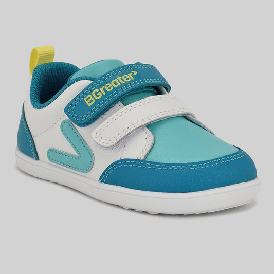 Toddler Blue White Barefoot Trainer - Main