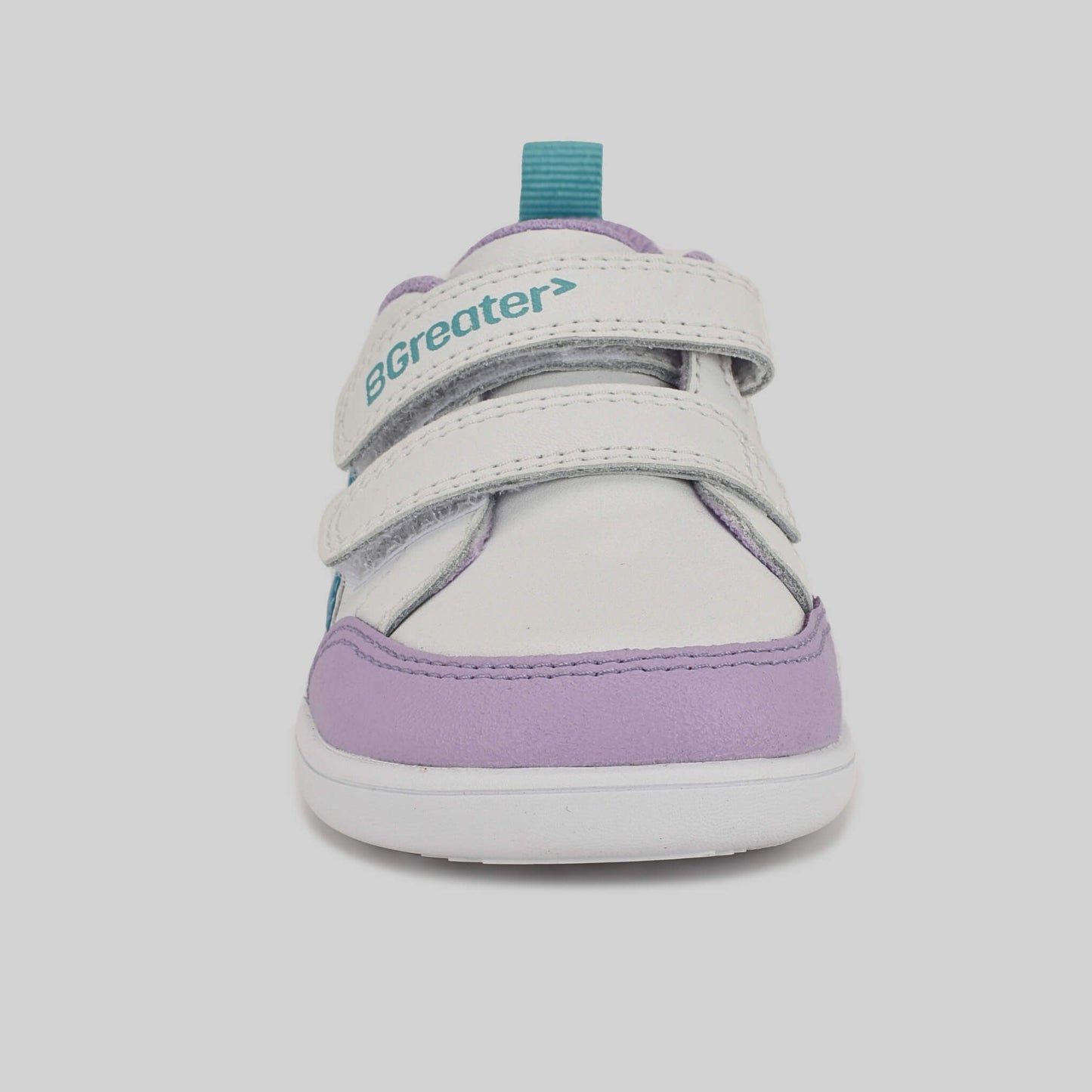 Toddler Purple White Barefoot Trainer - Front