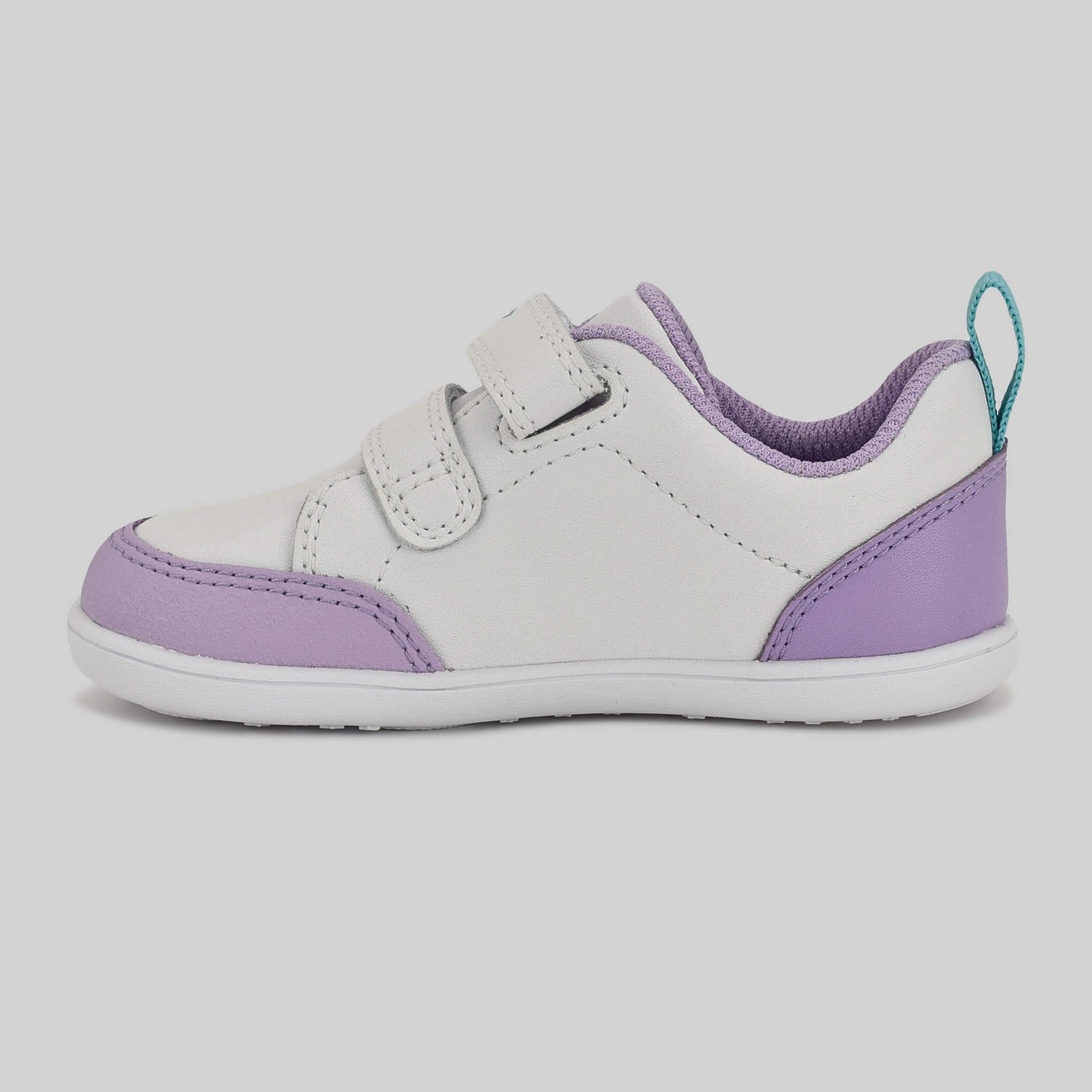 Toddler Purple White Barefoot Trainer - Inside