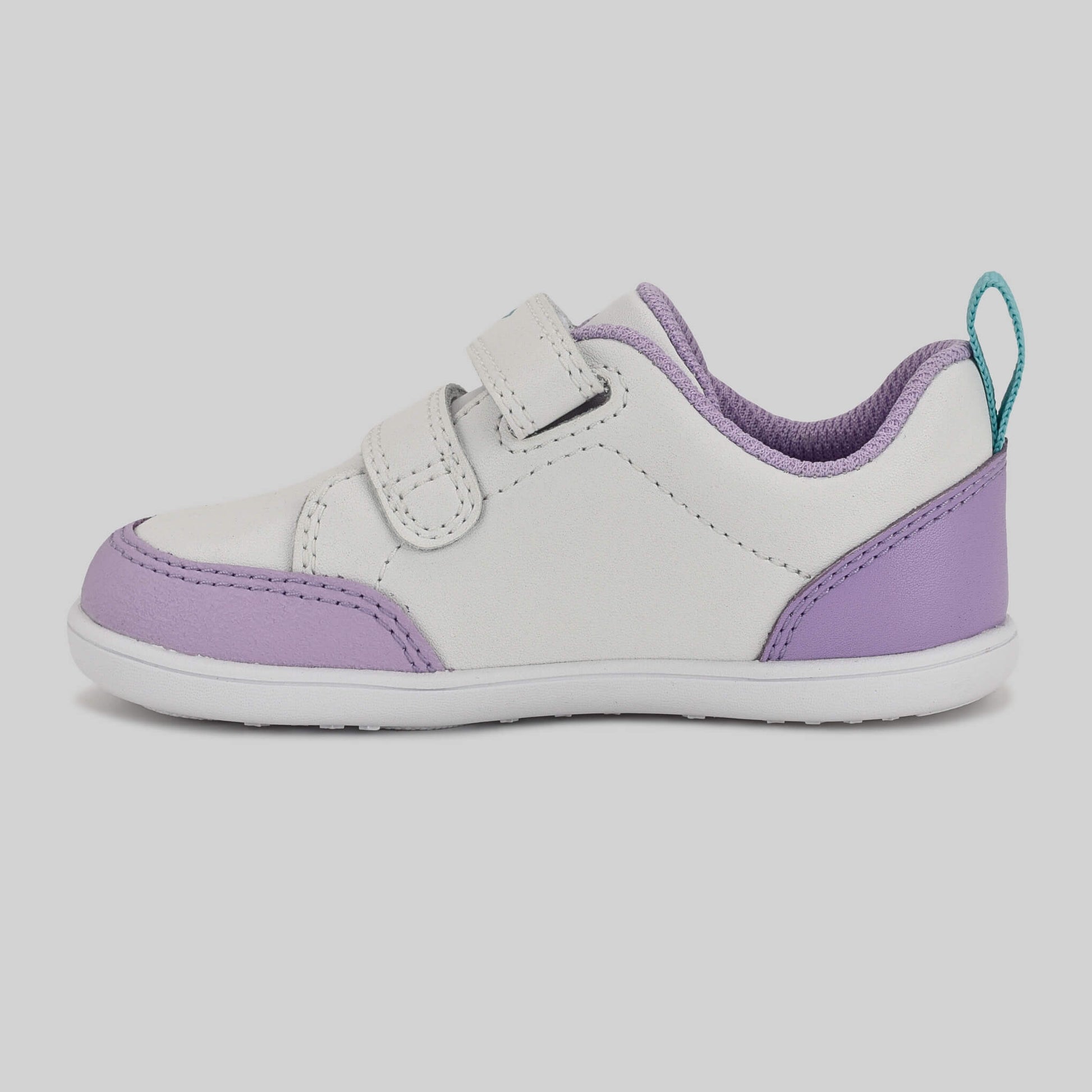 Toddler Purple White Barefoot Trainer - Inside