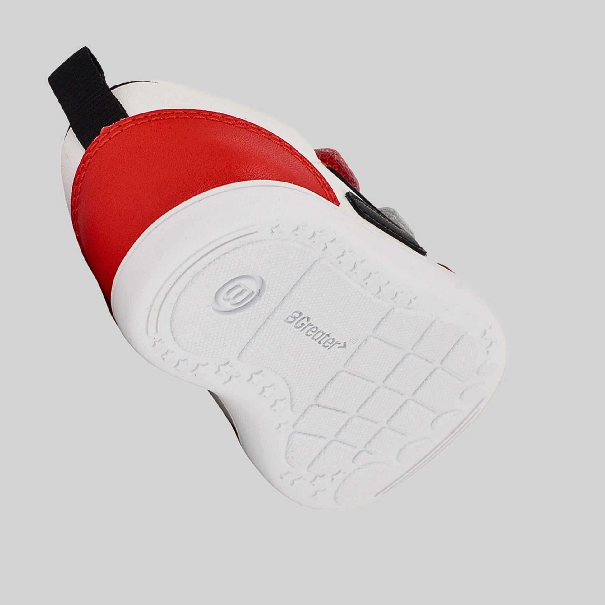 Toddler Red White Barefoot Trainer - Floating