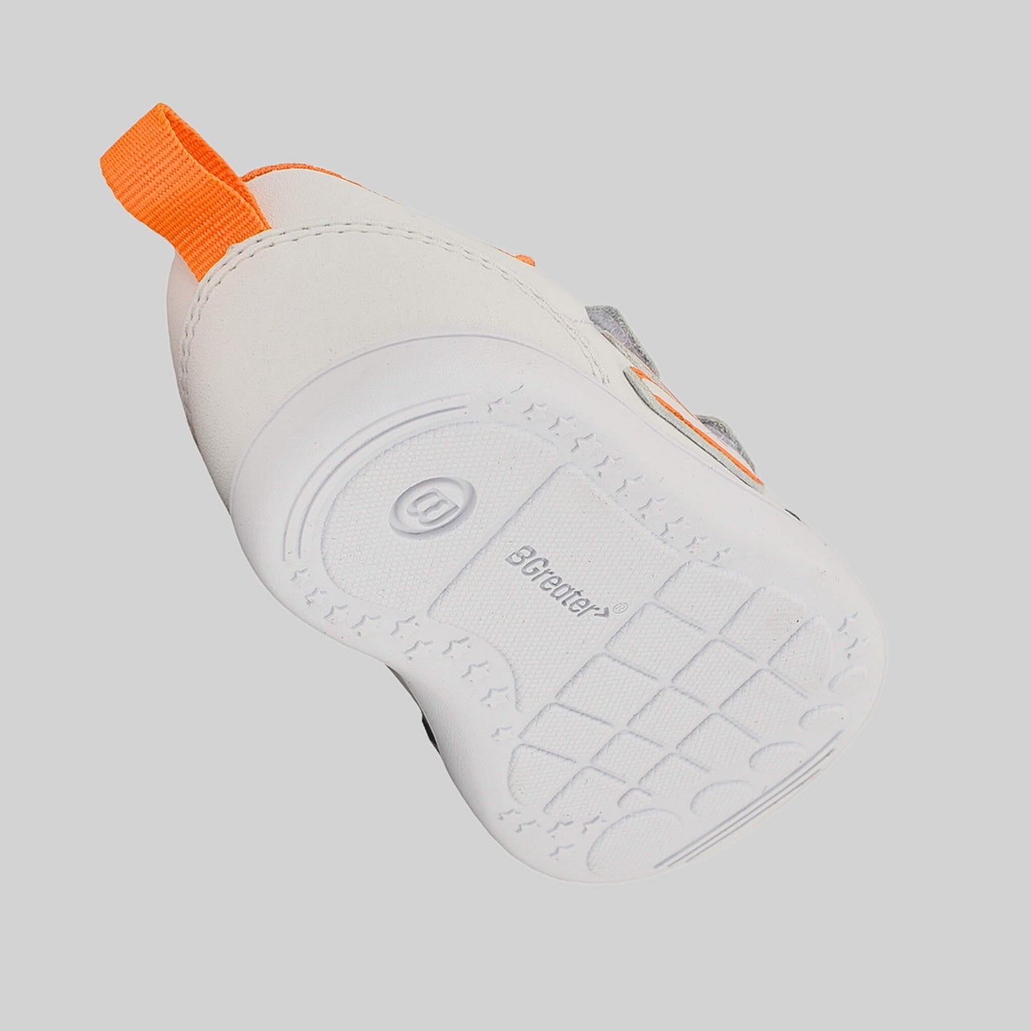 Toddler White Barefoot Trainer - Floating