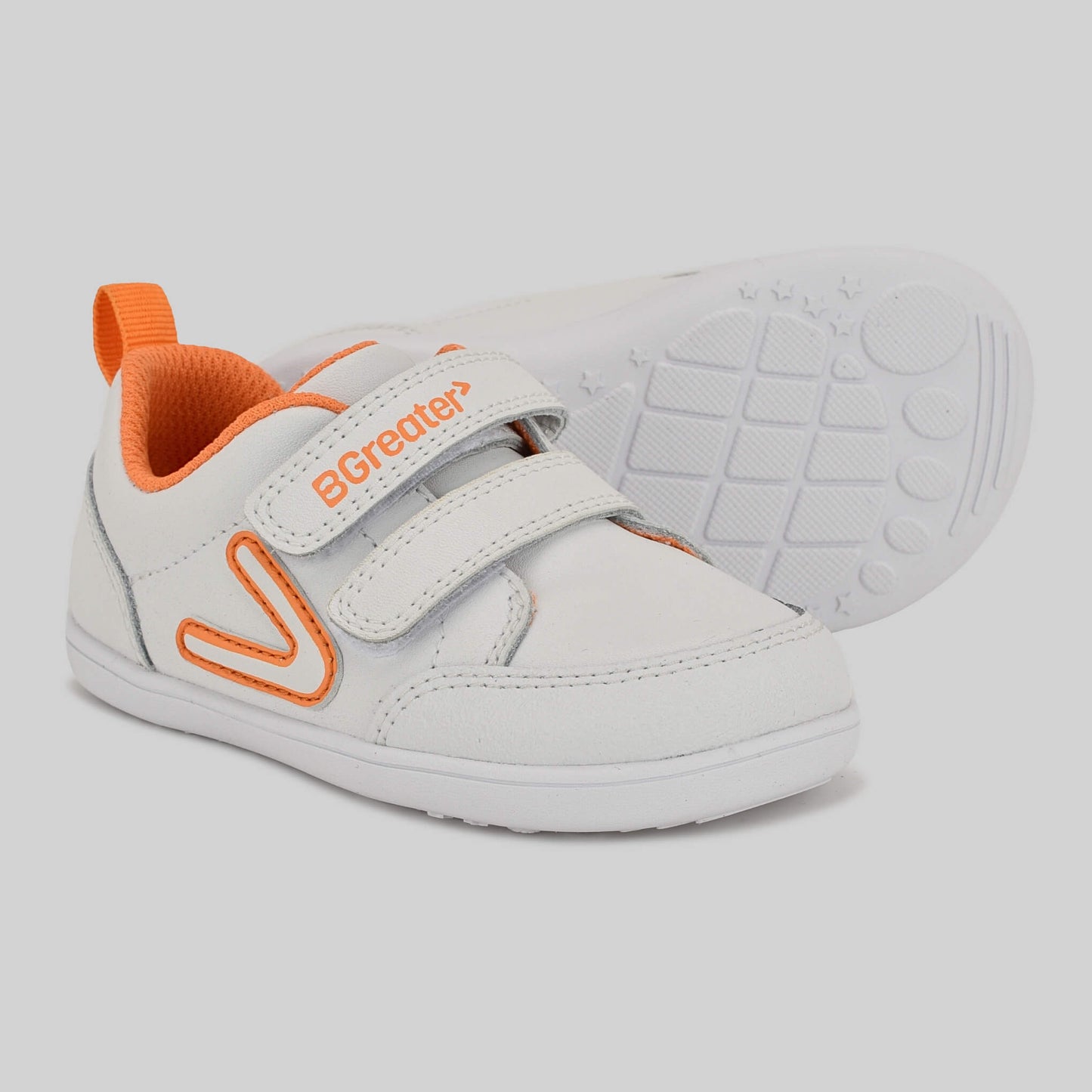 Toddler White Barefoot Trainer - Pair showing sole