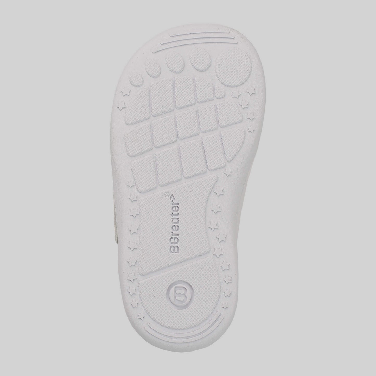 Toddler White Barefoot Trainer - Sole