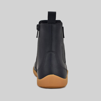 Girls Navy Chelsea Boots - Back