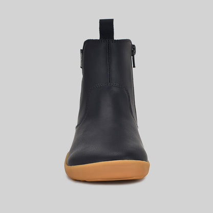 Girls Navy Chelsea Boots - Front