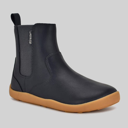 Girls Navy Chelsea Boots - Front Angle