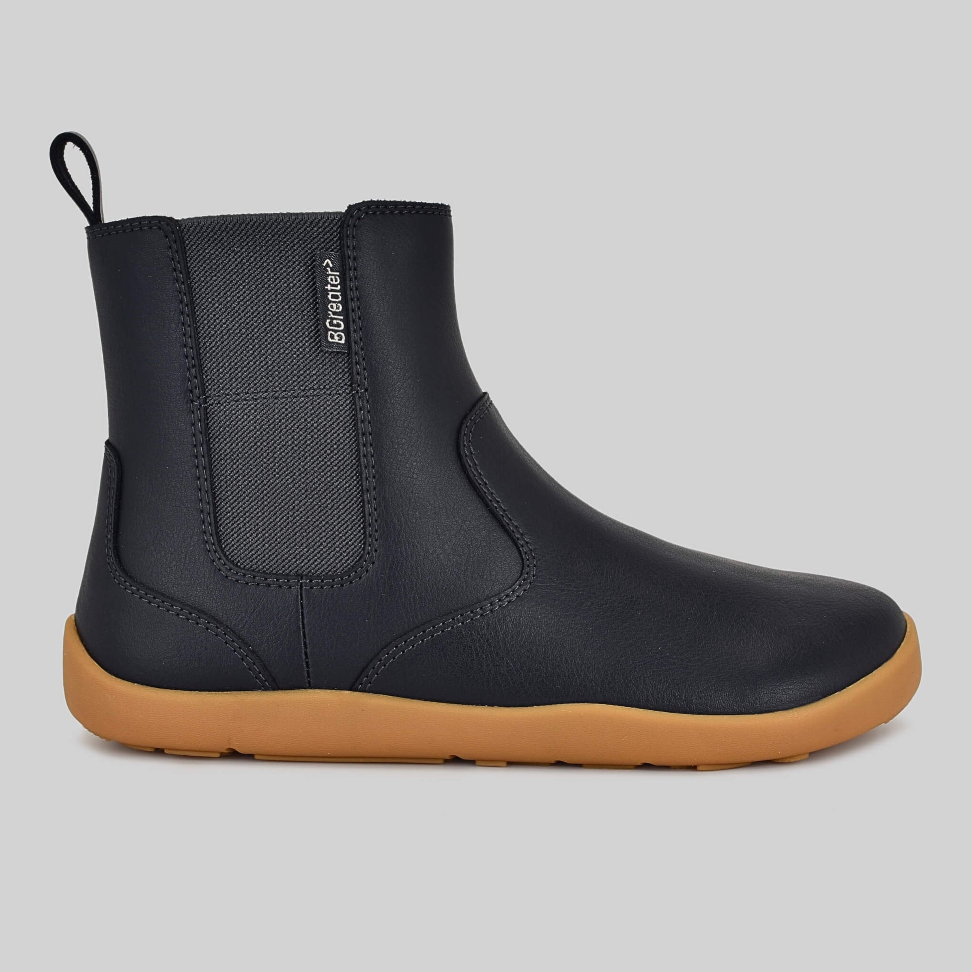 Girls Navy Chelsea Boots - Outside