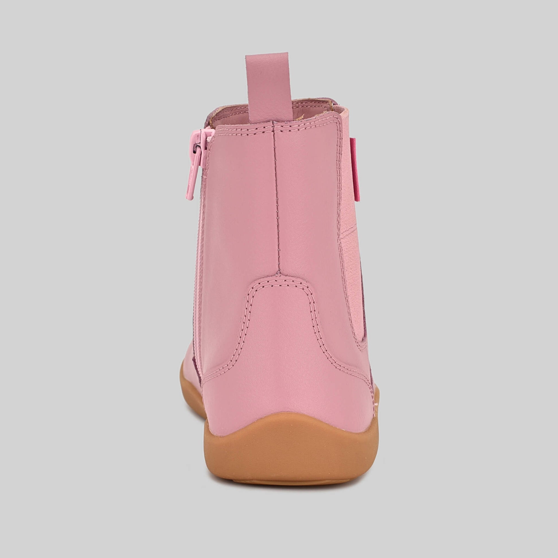 Girls Chelsea Boot in Pink - Back