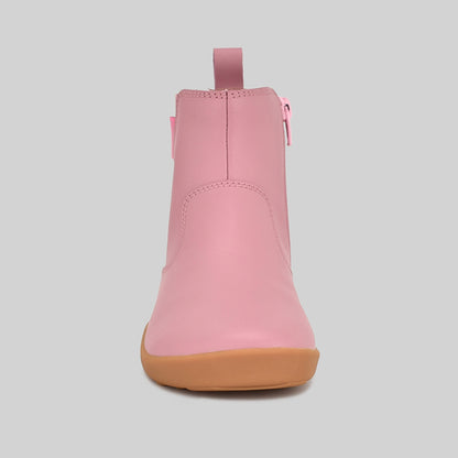 Girls Chelsea Boot in Pink - Front