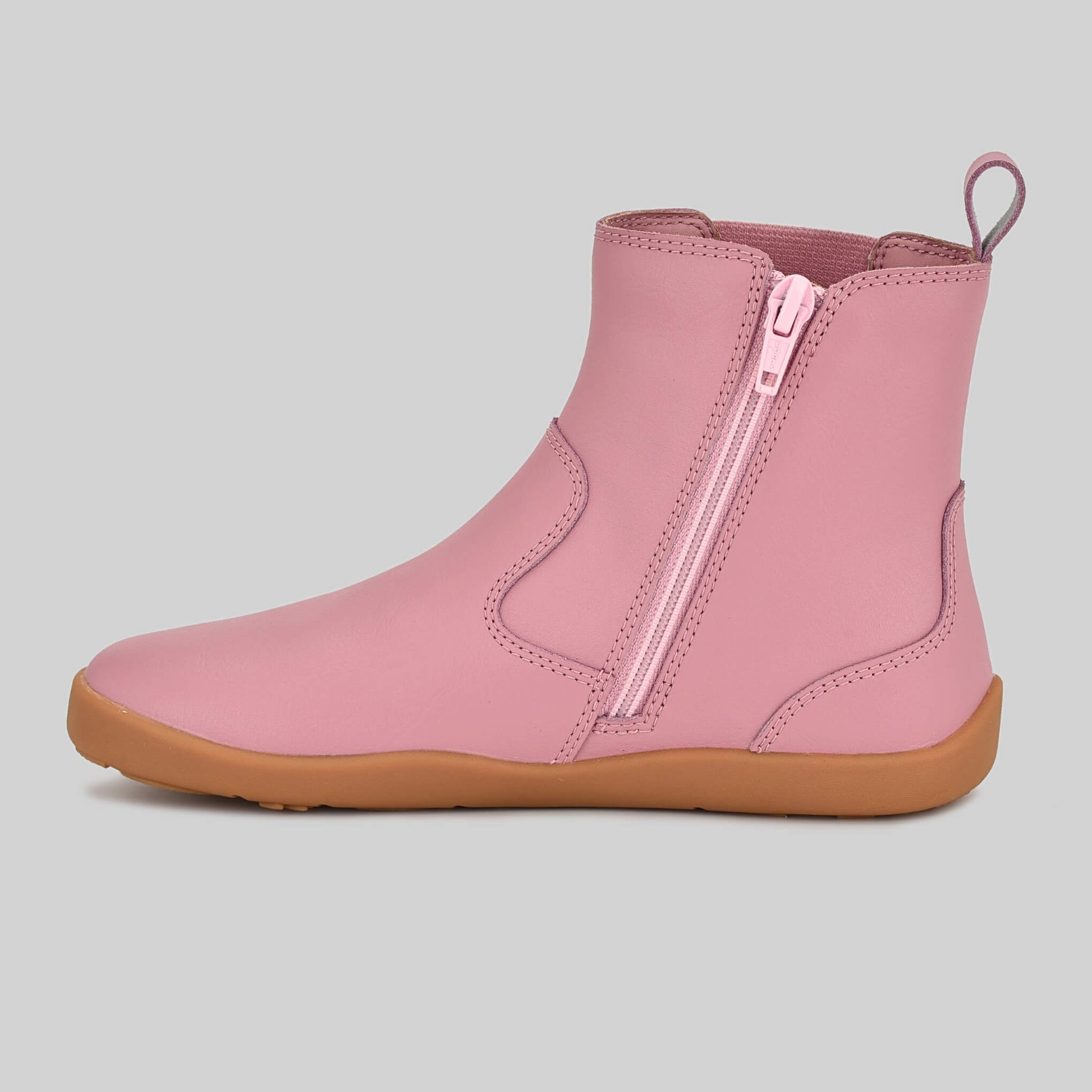 Girls Chelsea Boot in Pink - Inside