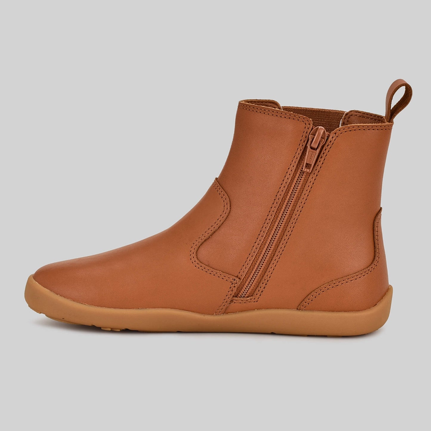 Girls Chelsea Boot in Tan - Inside