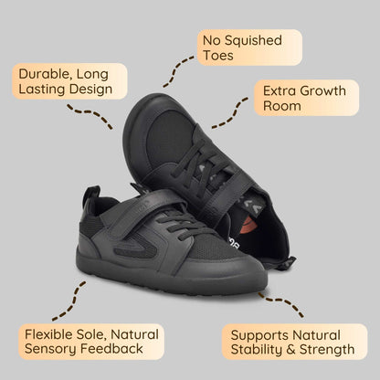 BGreater Levison Black Kids Barefoot Trainer Benefits Image