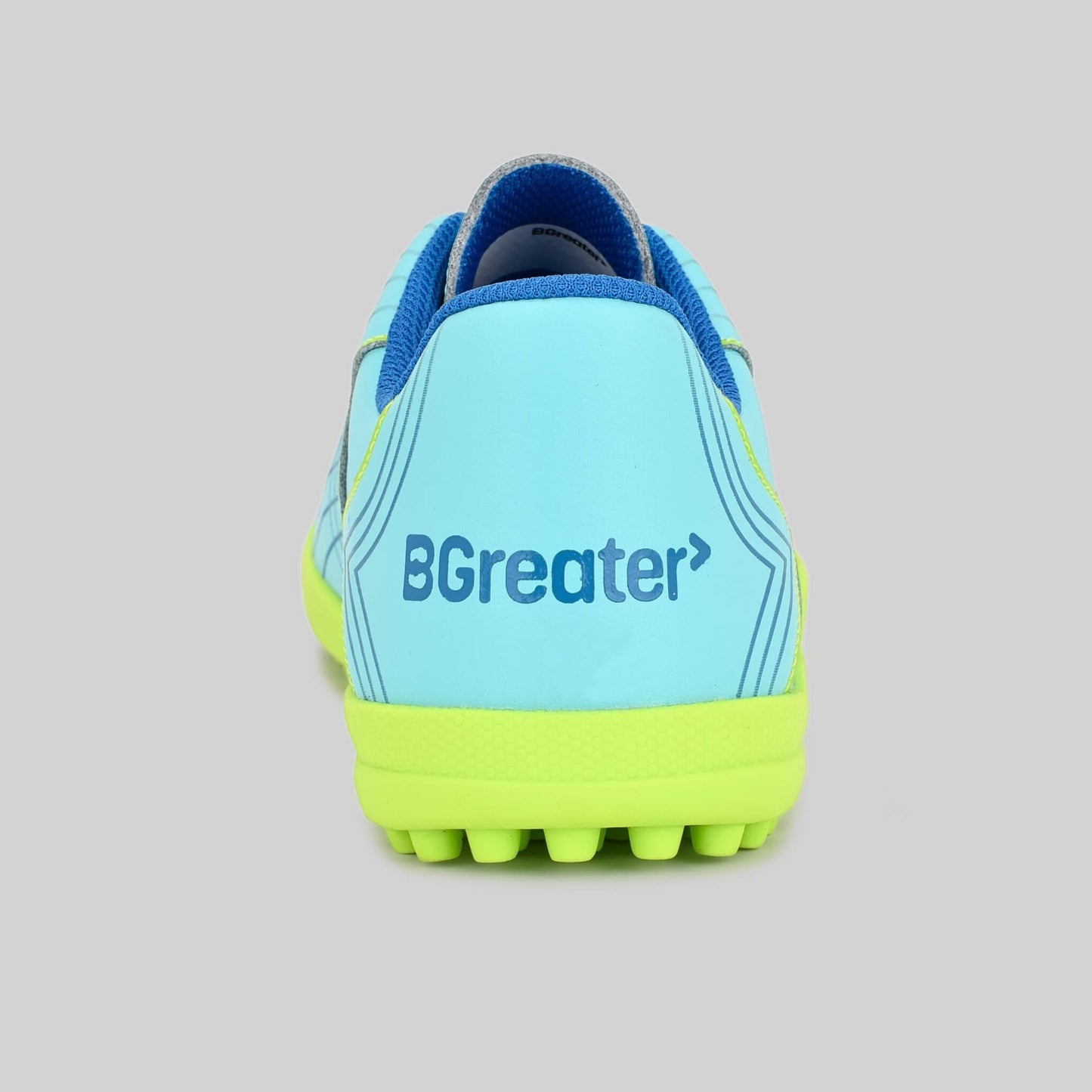 Kids Astro Turf Football Trainer Blue- Back