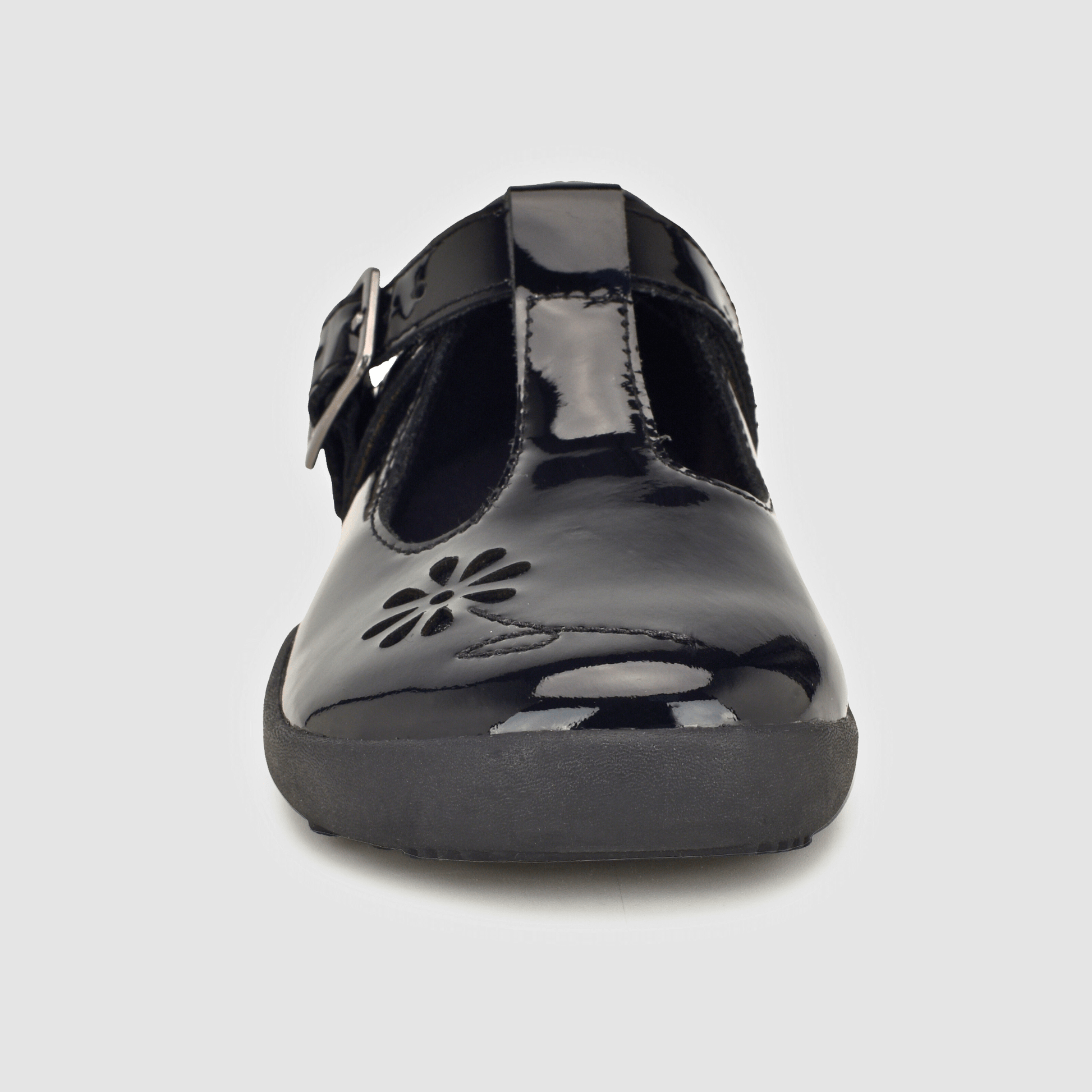 Marie Black Barefoot School Shoe Front