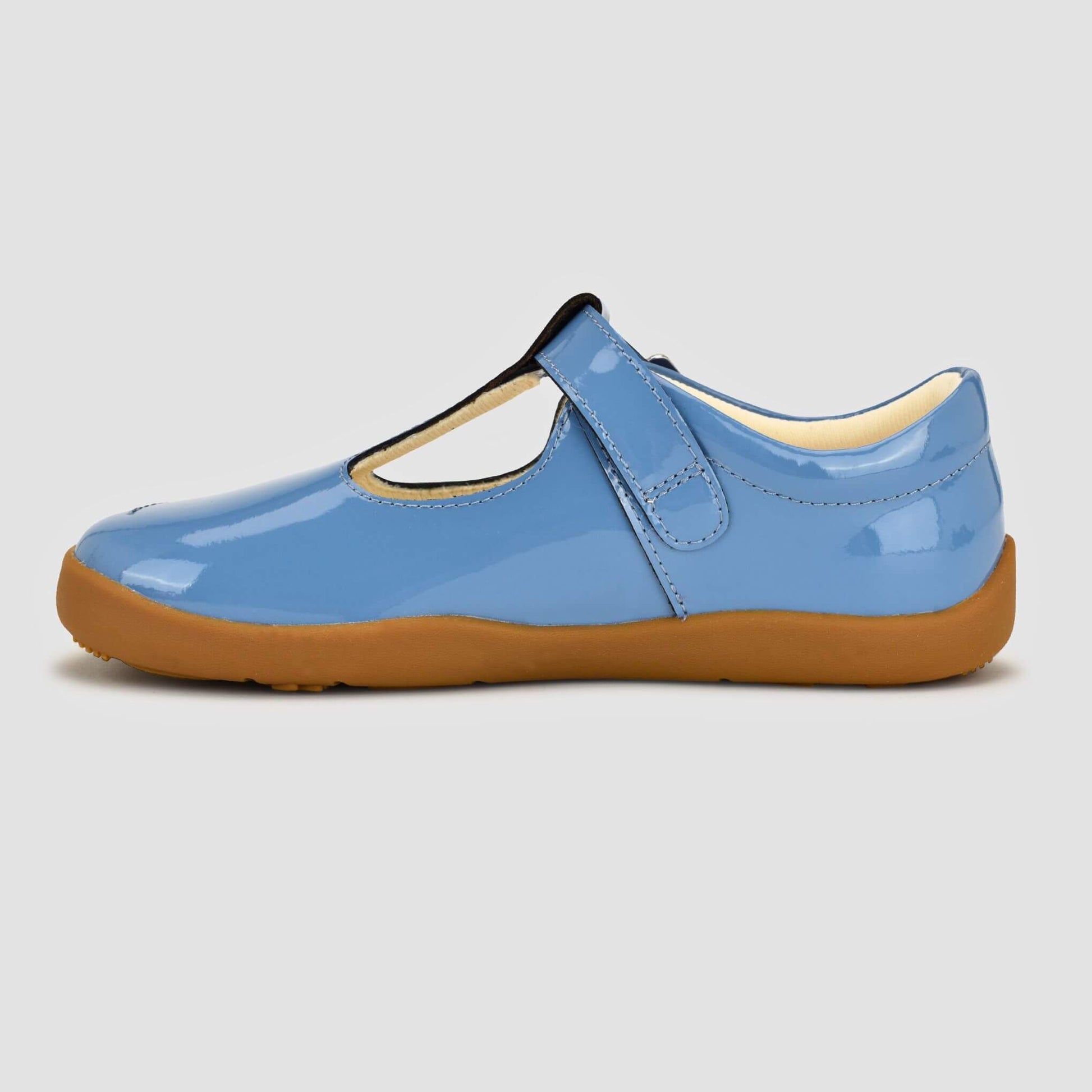 Marie School Shoe Blue Inside