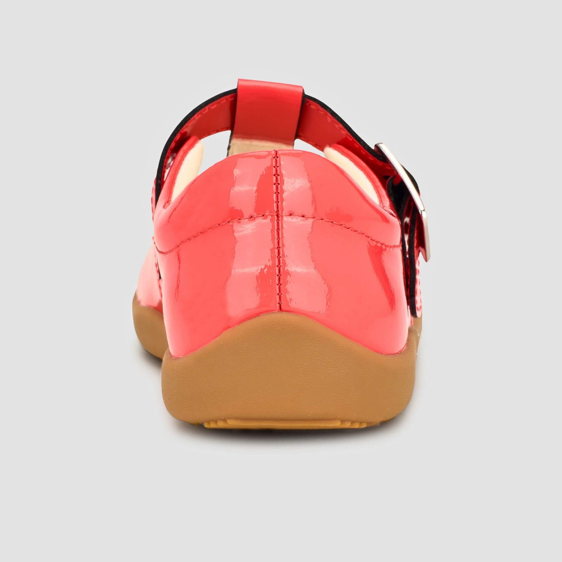 Marie School Shoe Red Back