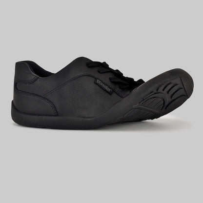 Black Kids School Shoe - Twisted