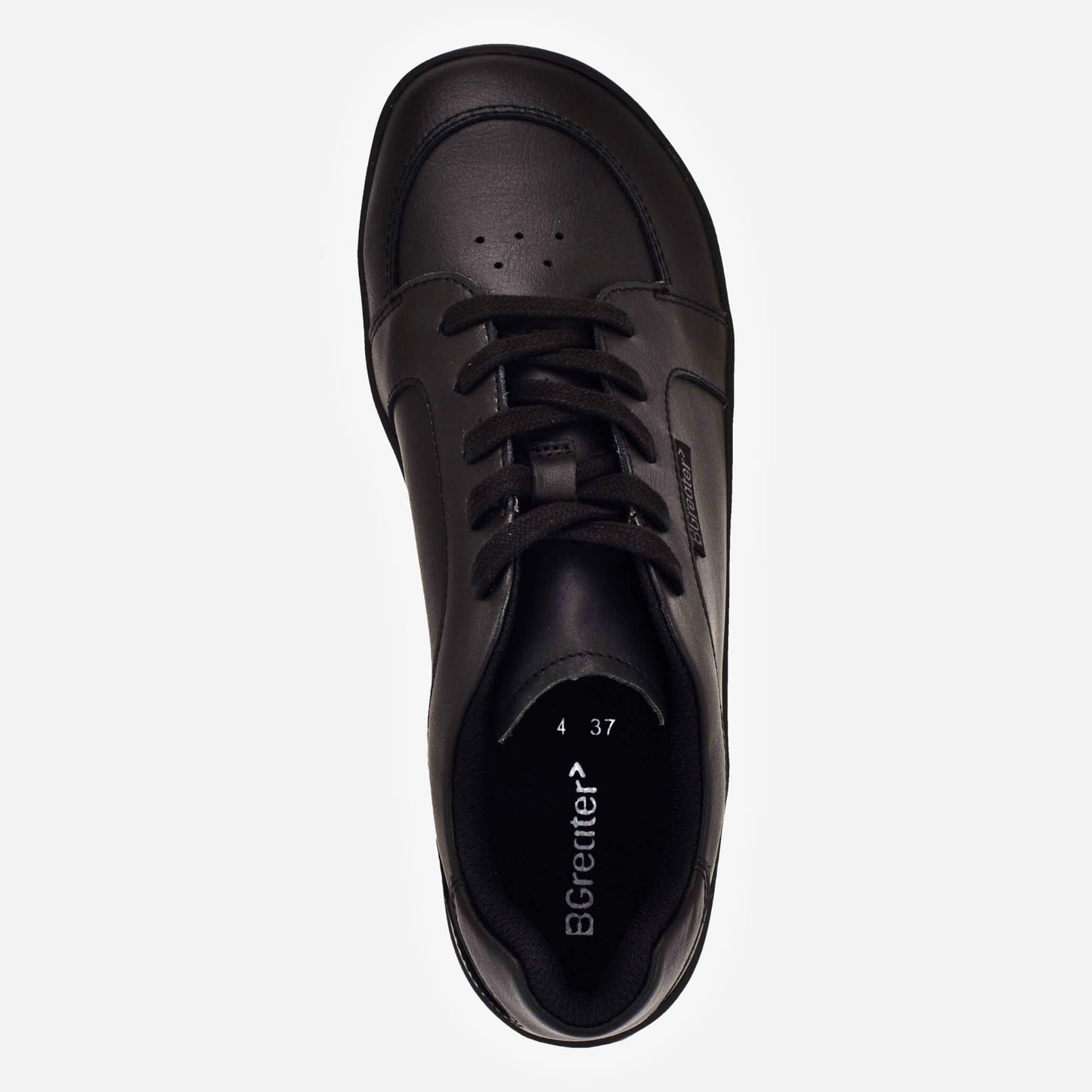 Nims School Shoes Black Trainers Top