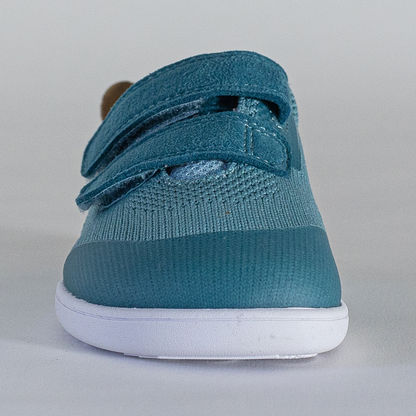 Alden Teal Toddler Trainer | Kids Barefoot Shoes | Front