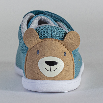 Alden Teal Toddler Trainer | Kids Barefoot Shoes | Back