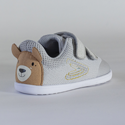 Alden Grey Toddler Trainer | Kids Barefoot Shoes | Main Image