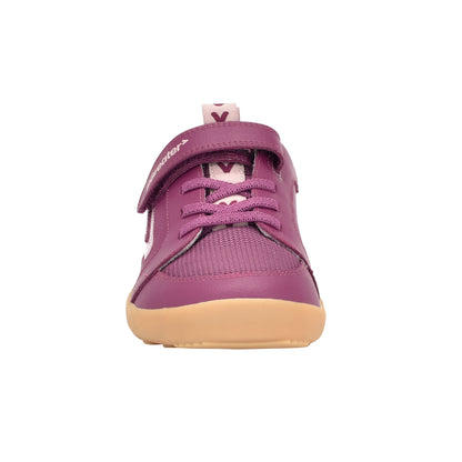 Girls Levison Trainer - Berry | Barefoot Shoes | Front