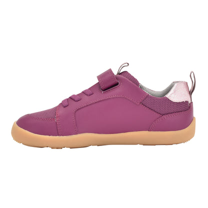 Girls Levison Trainer - Berry | Barefoot Shoes | Inside