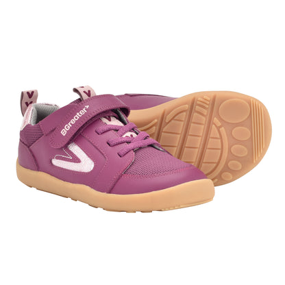 Girls Levison Trainer - Berry | Barefoot Shoes | Pair Sole